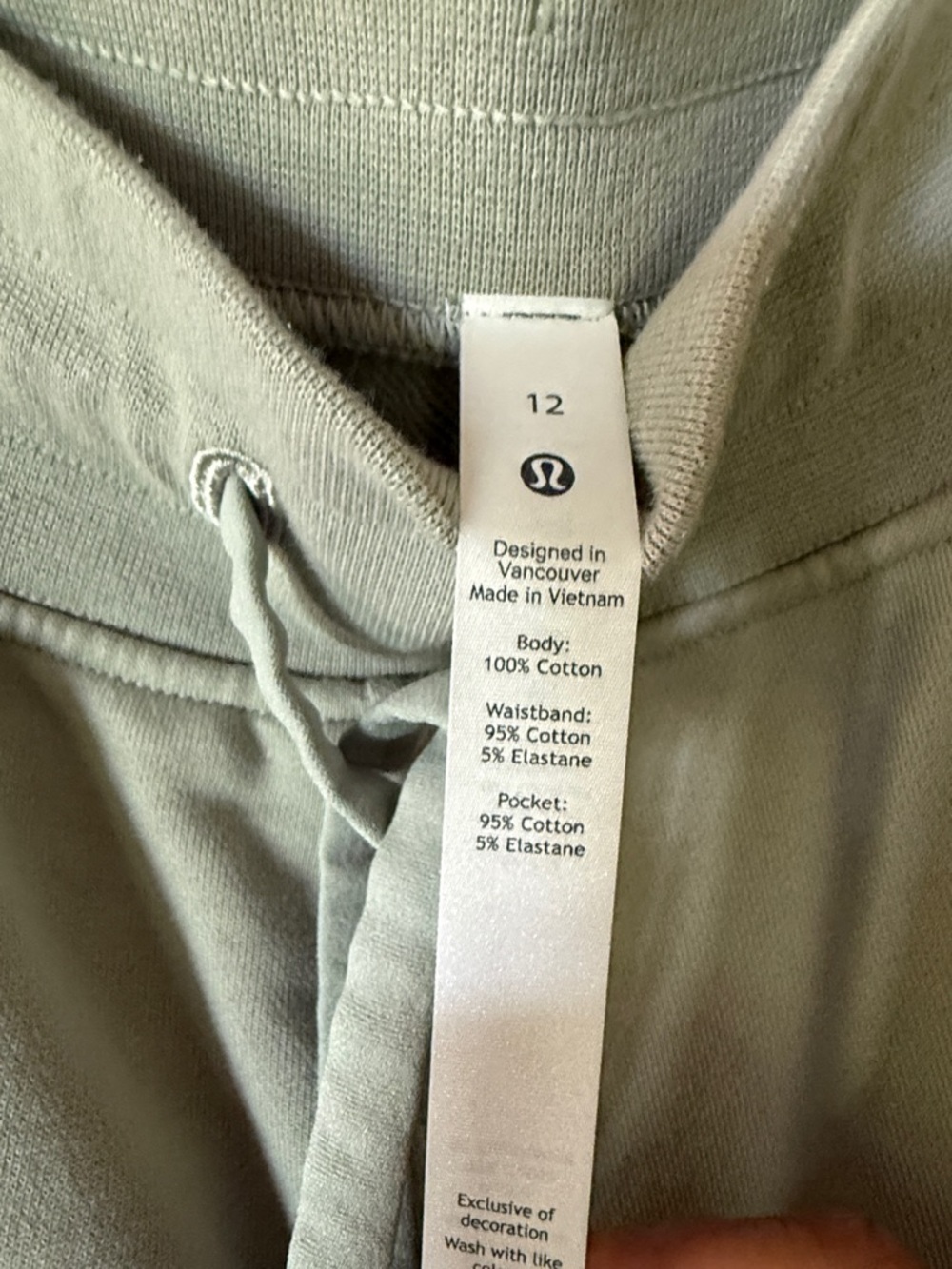 Lululemon Sage Green Jogger Sweatpants - Picture 2 of 6